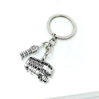 London Bus & Big Ben Keyring