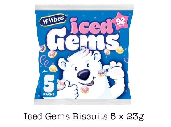 Iced Gems (5pk) x 23g -92 Kcal Per Pack