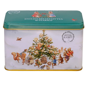 New England Teas- Peter Rabbit Christmas- 40 Teabags English Breakfast Tea