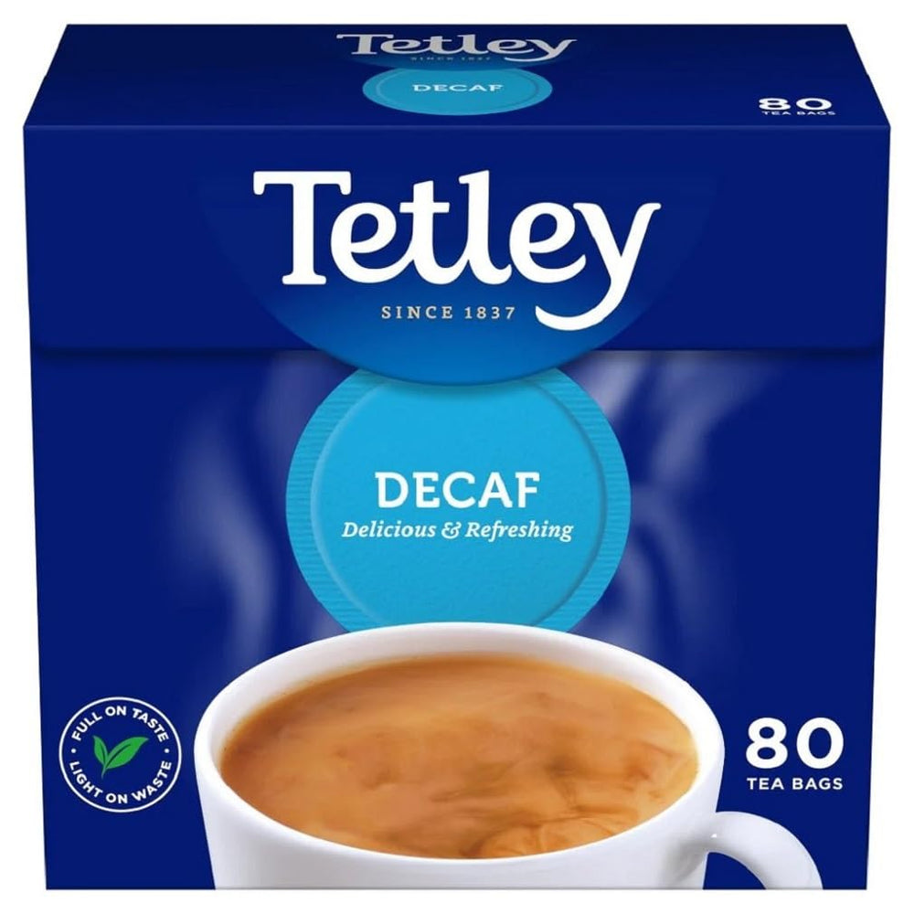 Tetley Tea Bags DECAF 80s