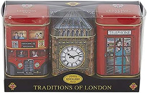 Traditions of London Loose Leaf 3 x Tea Tins