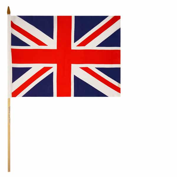 Hand Held Union Jack Flag 15cm X 22cm