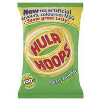 Hula Hoops Cheese & Onion 34g B.B.D 19.4.25