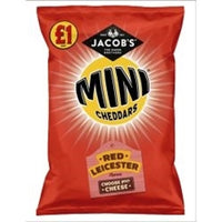 Jacob's Mini Cheddars Red Leicester 90g