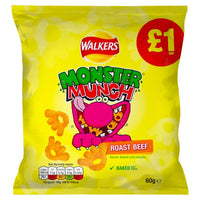 Monster Munch Roast beef larger Bag 72g