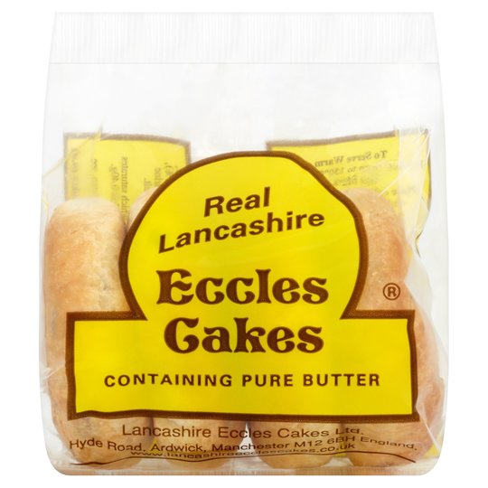Real Lancashire Eccles Cakes 4 pack