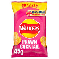 Walkers Prawn Cocktail 45g GRAB BAG (BIGGER) 3/5/25