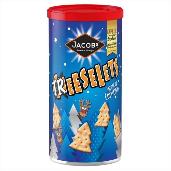 Jacob's Cheeselets (Treeselets) Caddy 280g