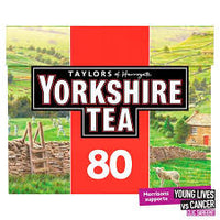 Yorkshire Tea 80s-Made in UK !!! Proper Tea Bags- NO TAGS HERE!!!